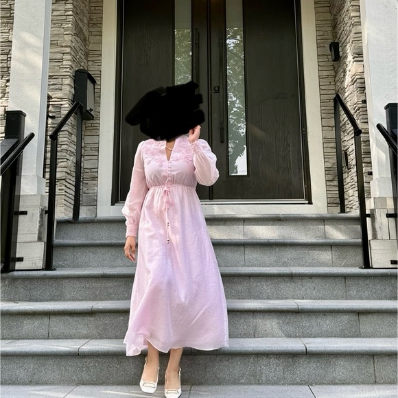 Ever New Soft Pink Long Sleeve Dress - Picture 4 of 4